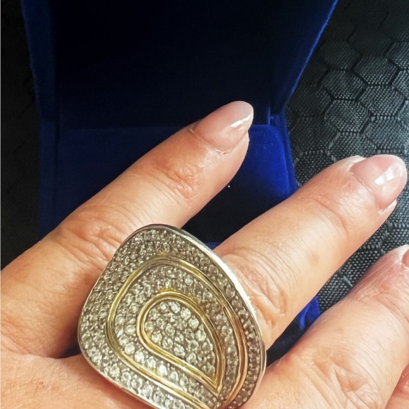 Pavé silver ring - Picture 4 of 5